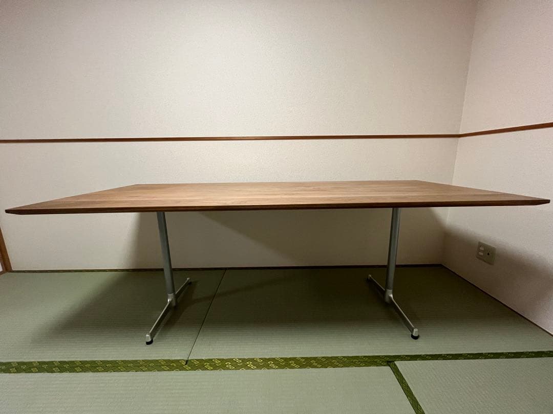 【値下げ】greeniche ダイニングテーブル 無垢材ウォルナット　特注サイズ