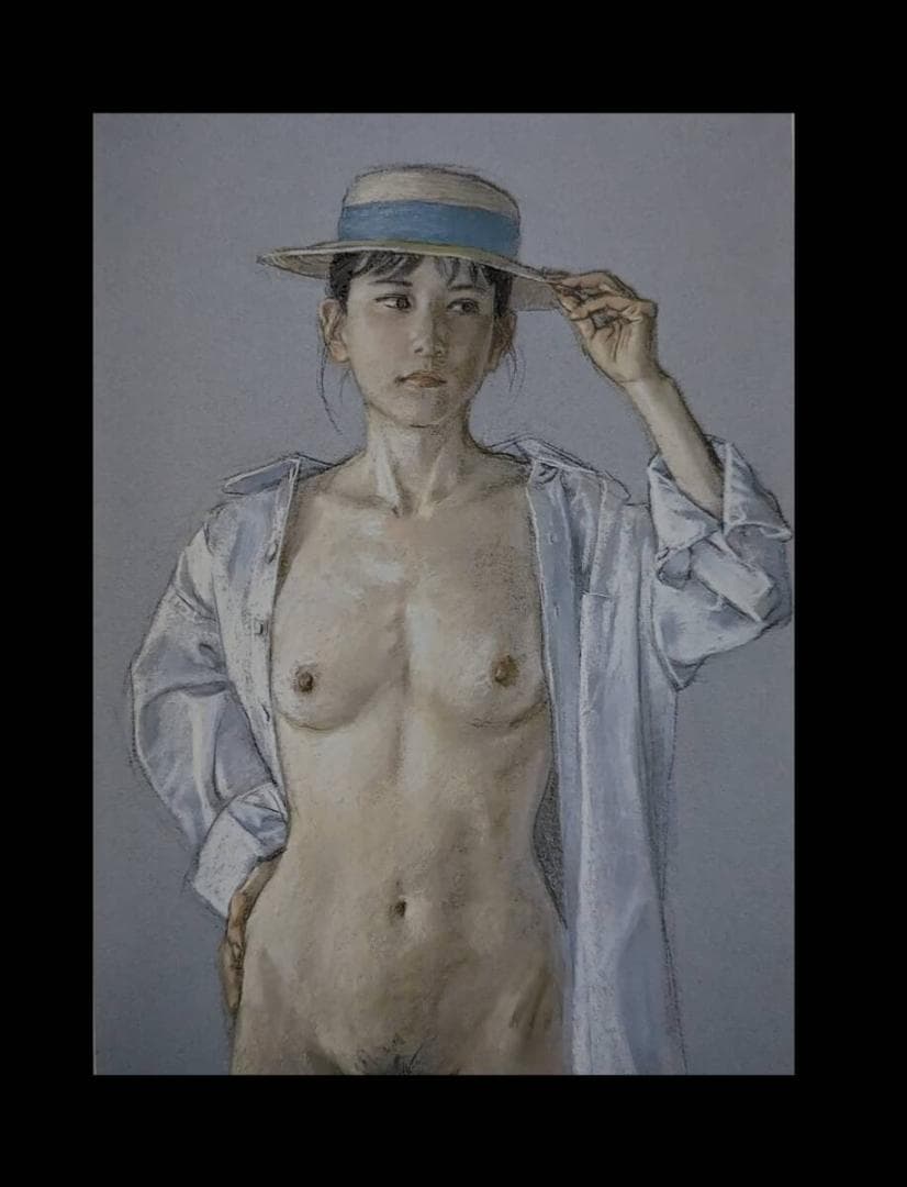 高塚省吾、卓上サイズ、日本製・新品額縁にて額装致します、状態良好、日本人画家