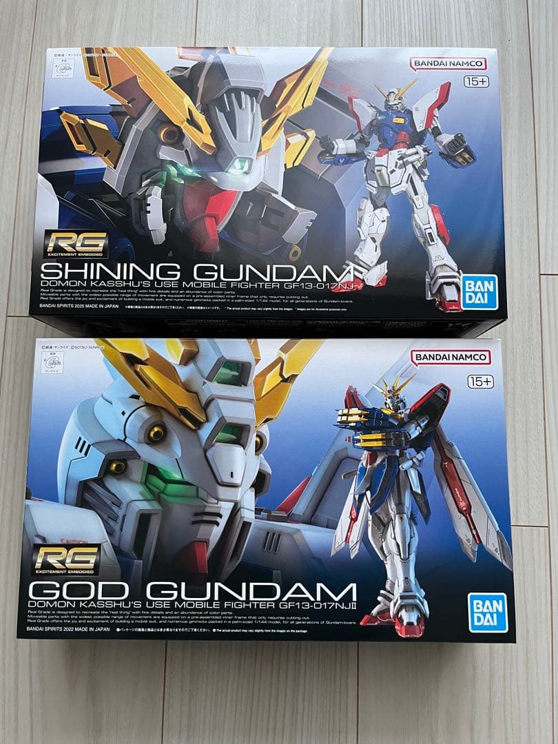RG シャイニングガンダム RG ゴッドガンダム 2個セット
