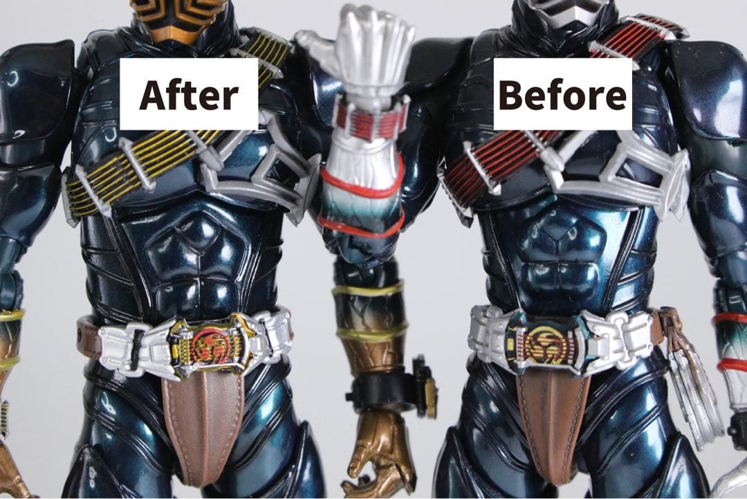 【新品】フィギュアーツ真骨彫に使用可！　仮面ライダー響鬼系改造腹部　轟鬼&斬鬼用