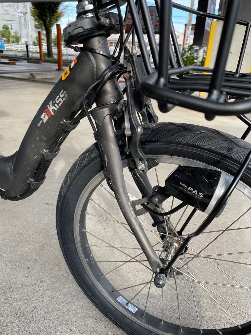 【たのメル便費用込、充電器込】ヤマハ　電動アシストファットバイクPAS KISS