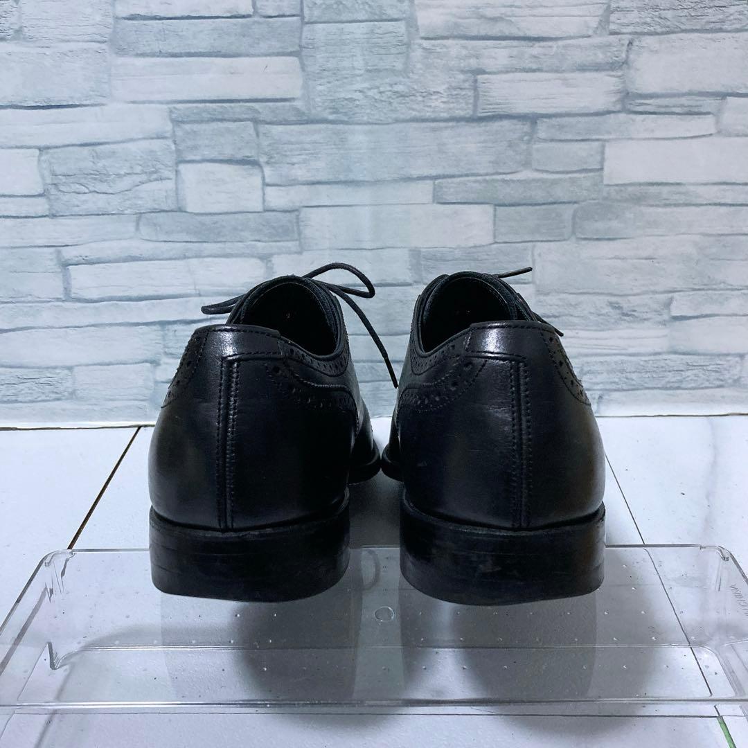 美品 トレーディングポスト ビジネスシューズ T602 撥水 本革 黒 26