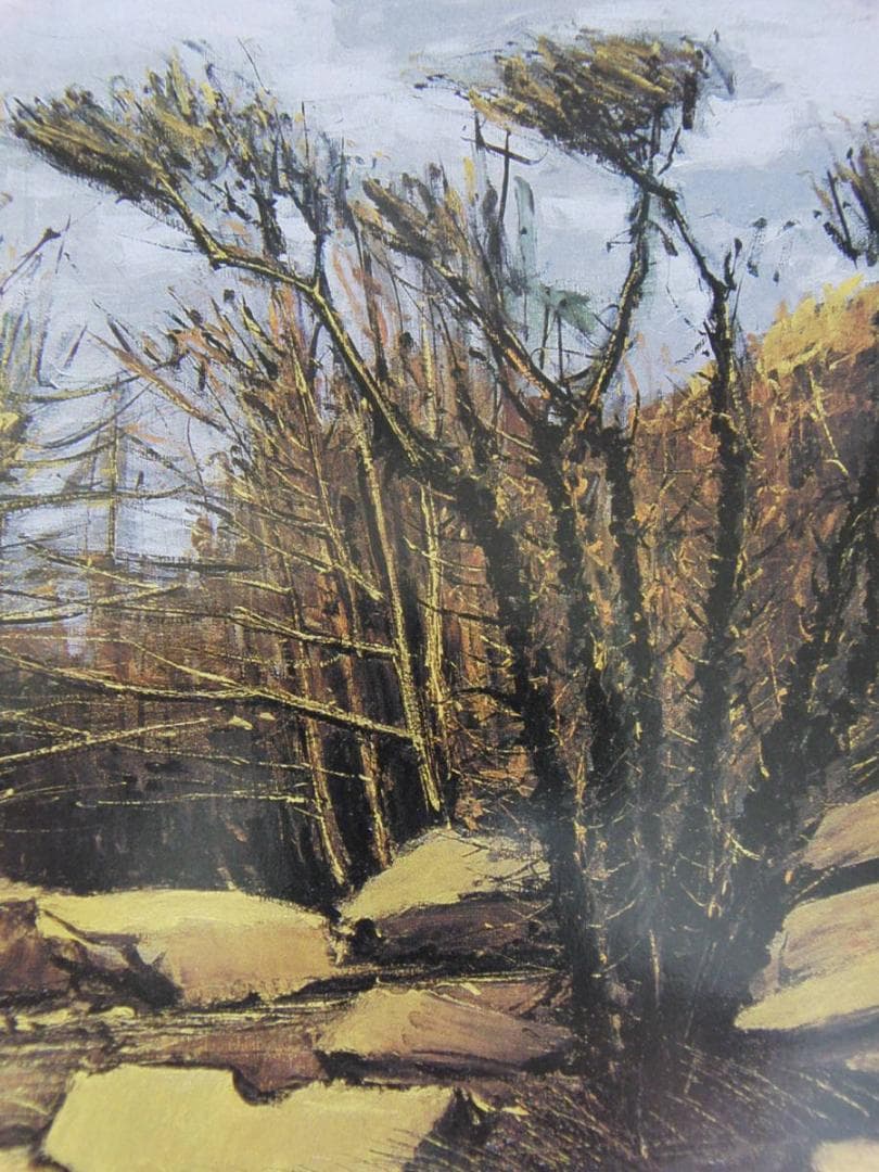 ベルナール・ビュッフェ「Foret de Fontainebleau」