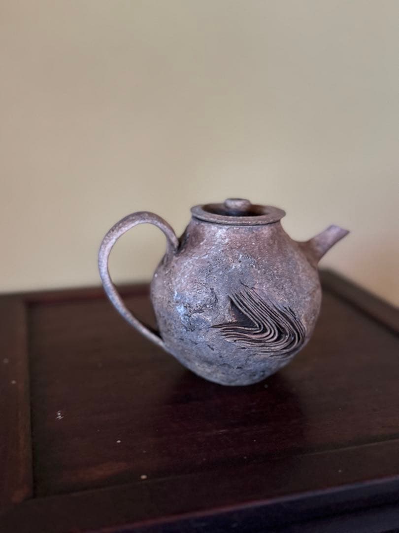 泉田之也　積層茶壺　現代作家