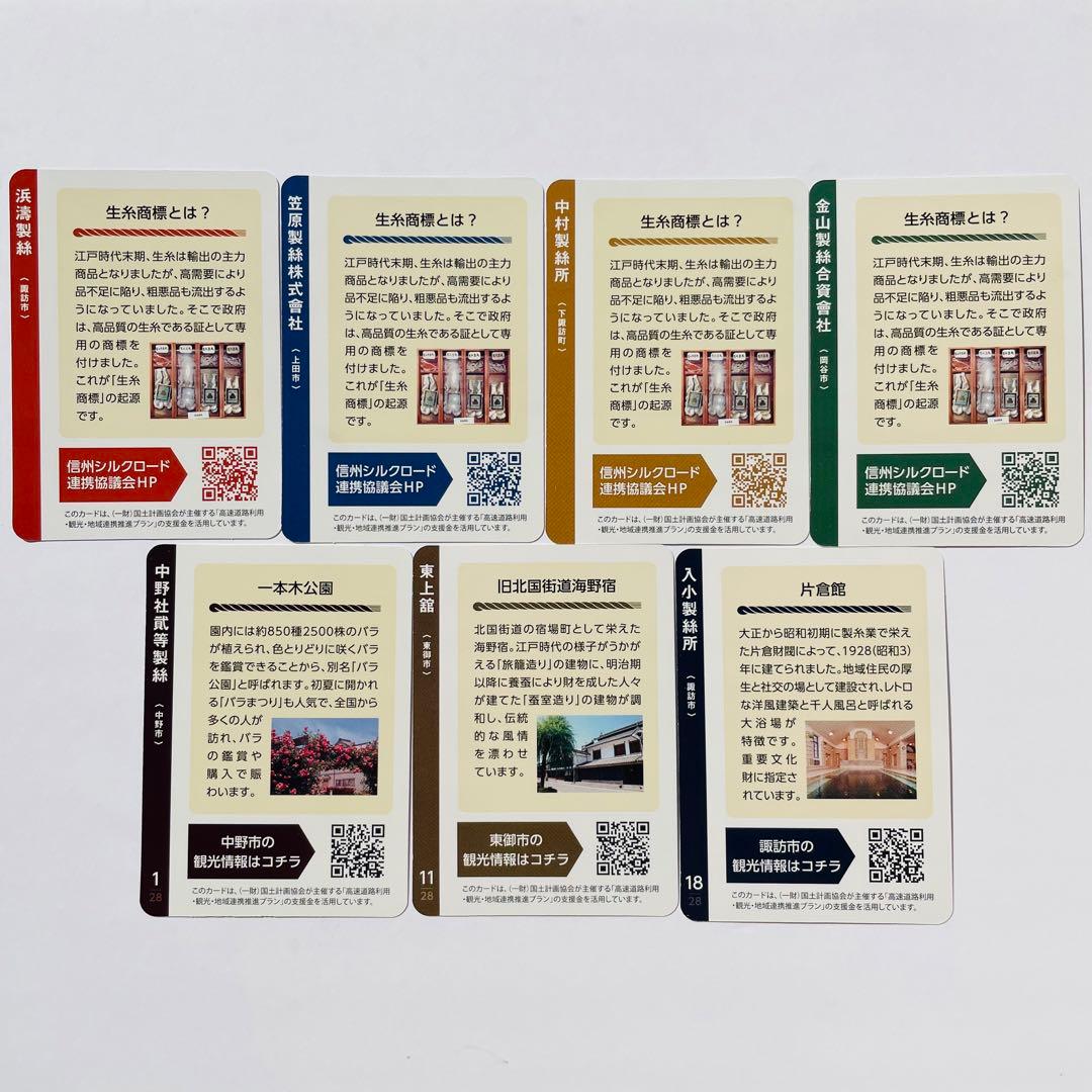 シルクカード 生糸商標カード シークレット4種 ノーマル3種 信州シルク