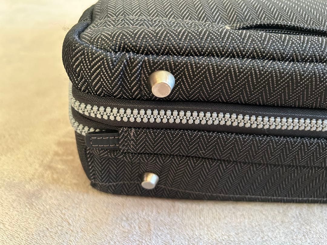 PaulSmith ポールスミス ビジネスバッグ ヘリンボーン 2way 黒