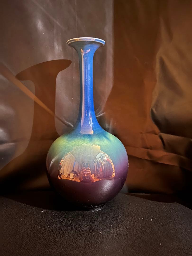 九谷焼　壺　徳田八十吉3代目　人間国宝