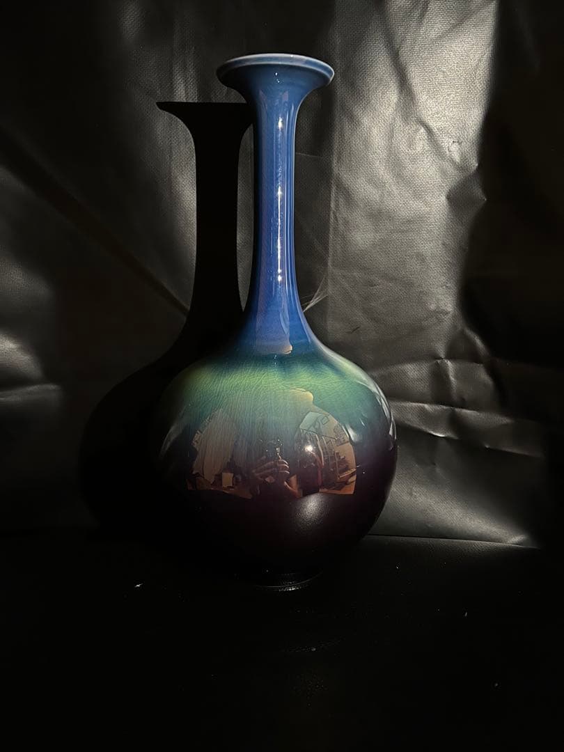 九谷焼　壺　徳田八十吉3代目　人間国宝