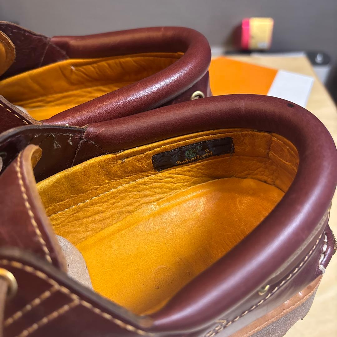 ティンバーランド　スリーアイ(3eye) クラシックラグ　26cm バーガンディ