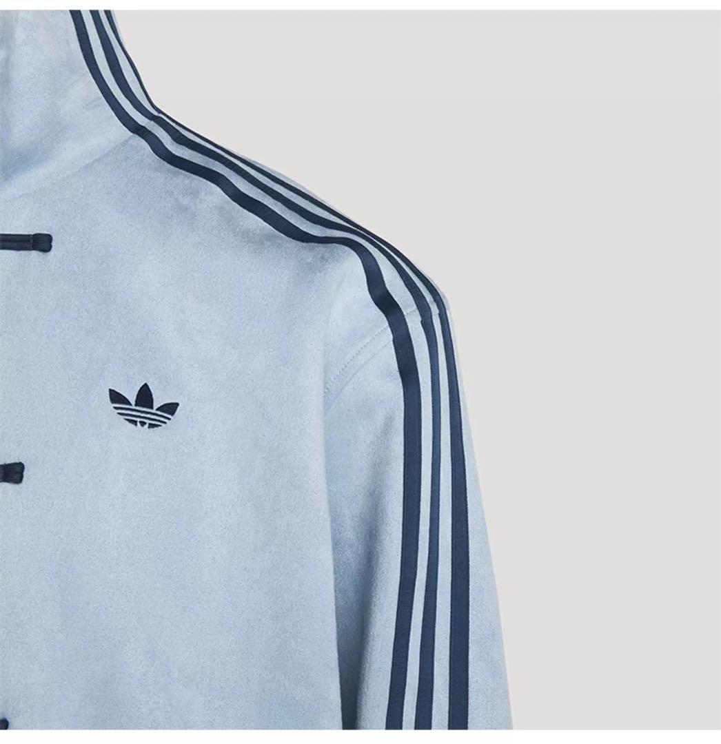 アディダス 中国限定 蛇年トラックジャケットライトブルー Mサイズ