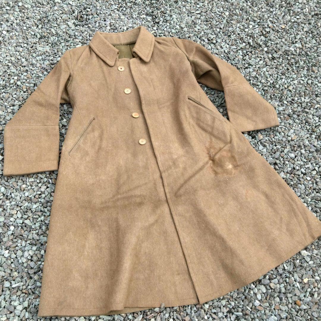 AKa6792旧日本陸軍マント詳細不明当時物歴史資料