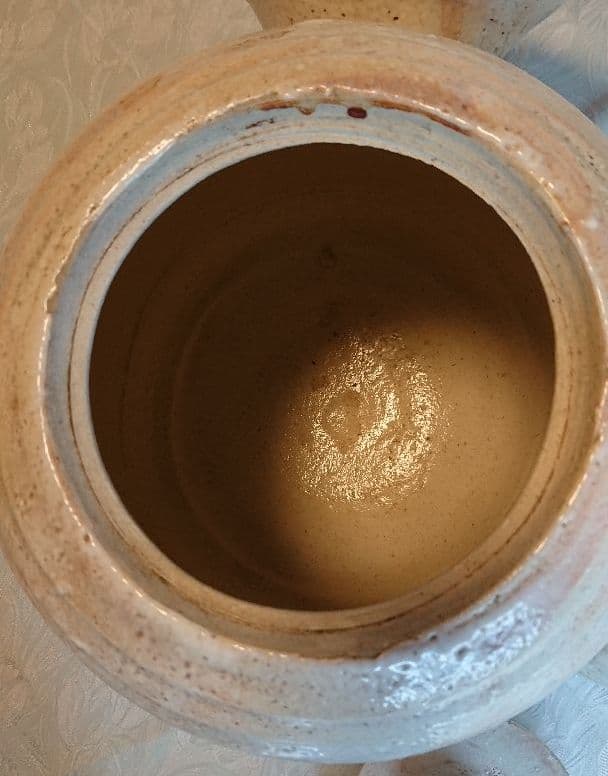 【特注品】志野焼 急須形置物 花瓶