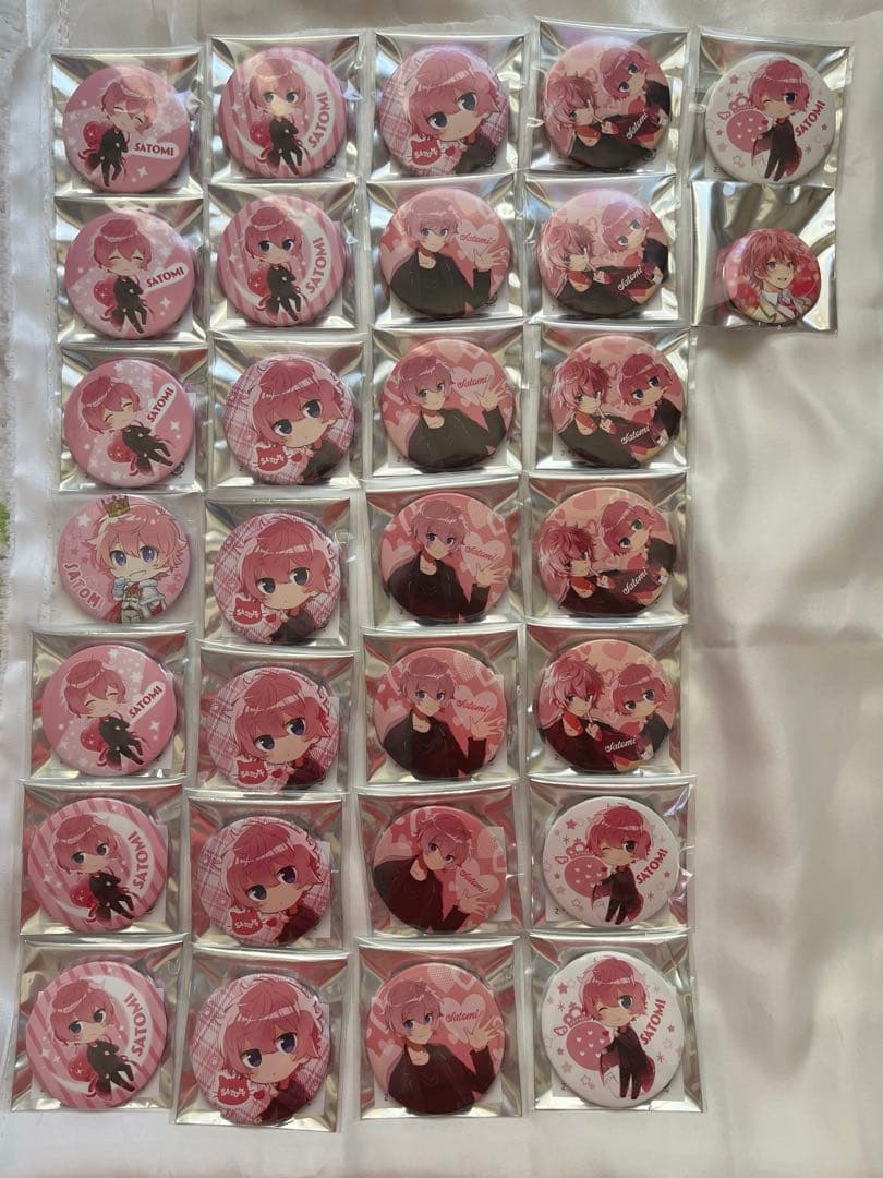 すとぷり さとみ さとみくん 缶バ 90個セット まとめ売り すとぷり