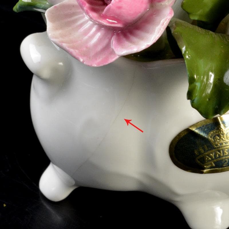 AYNSLEY エインズレイ 陶花 置物 3点まとめて C 6311