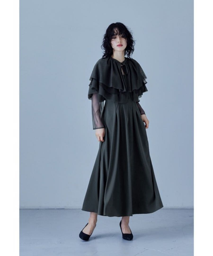 ＊美品＊niana 3pieceマルチフリルドレス