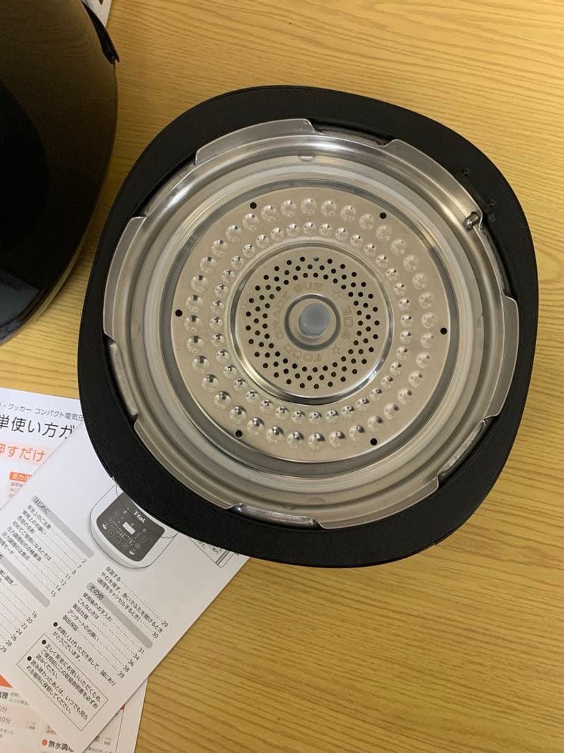 ティファール 電気圧力鍋 ラクラ・クッカ-/ブラック