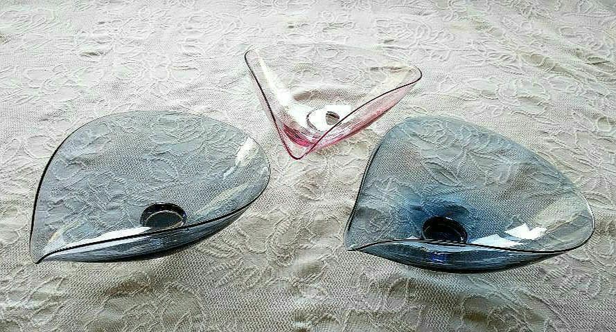 スタジオプレパ★しずく形ガラスボール★３個セット スタジオプレパ☆しずく形ガラスボール☆3個セット - 工芸品