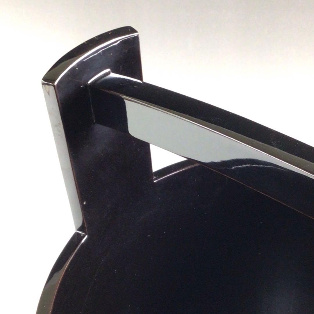 Ｐ８５９　水指　『輪島塗』『根引松蒔絵』『手桶水指』　共箱　茶道具