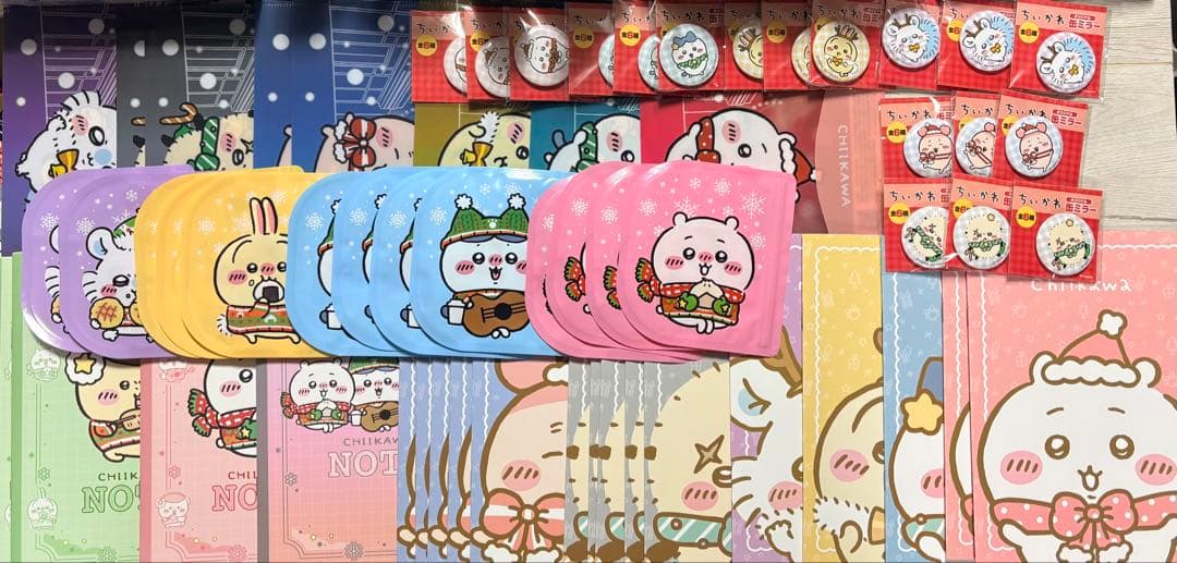 ちいかわ　セブン　ノート　フラットケース　缶ミラー　66コンプリートセット ちいかわ セブン ノート フラットケース 缶ミラー 66コンプリート