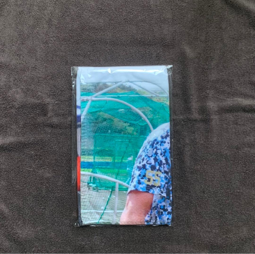 新品】ヤクルトスワローズ セルフパチフェイスタオル 村上宗隆 選手