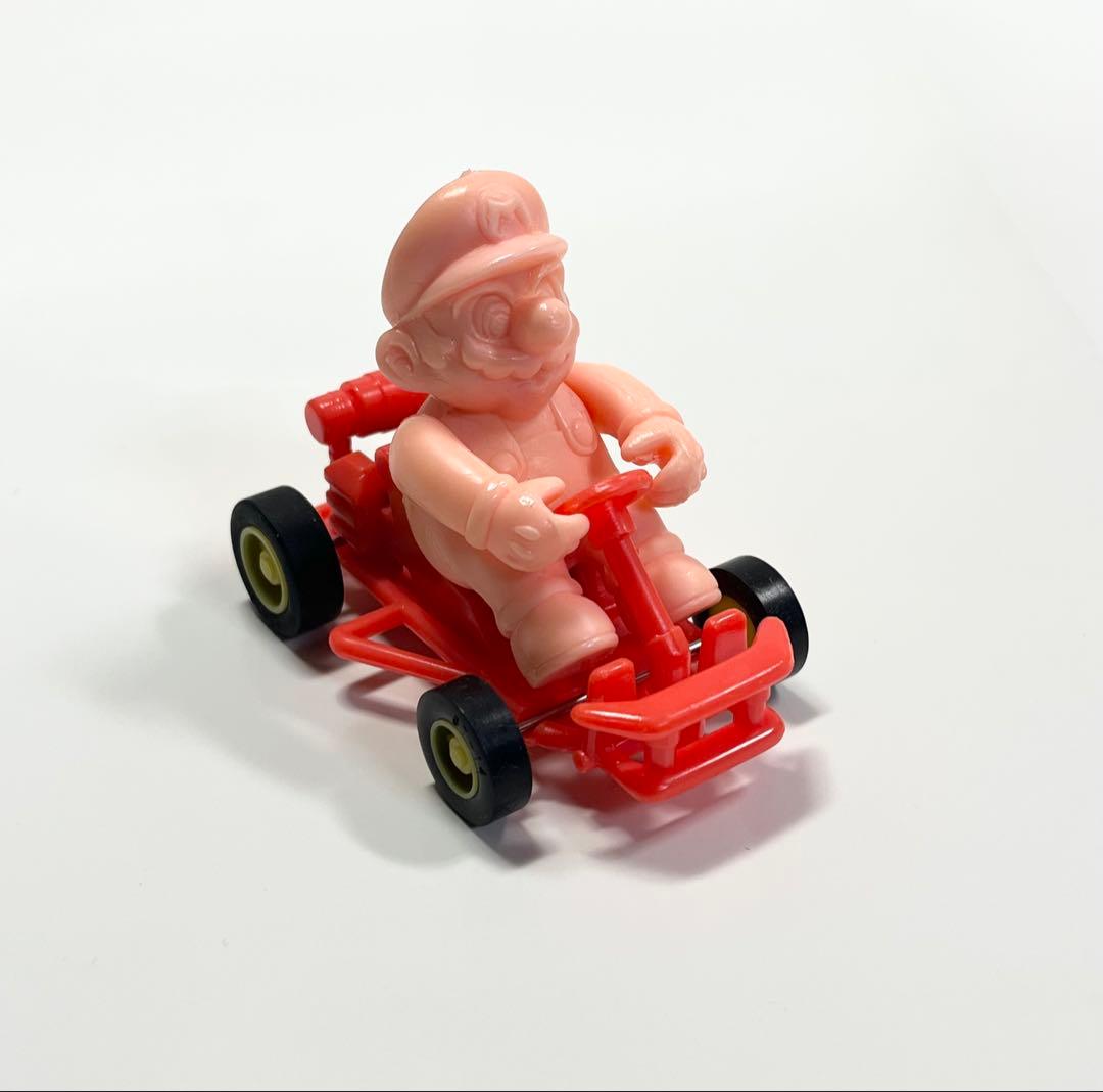 マリオカート フィギュア 塩ビ プルバック マリオ レトロ