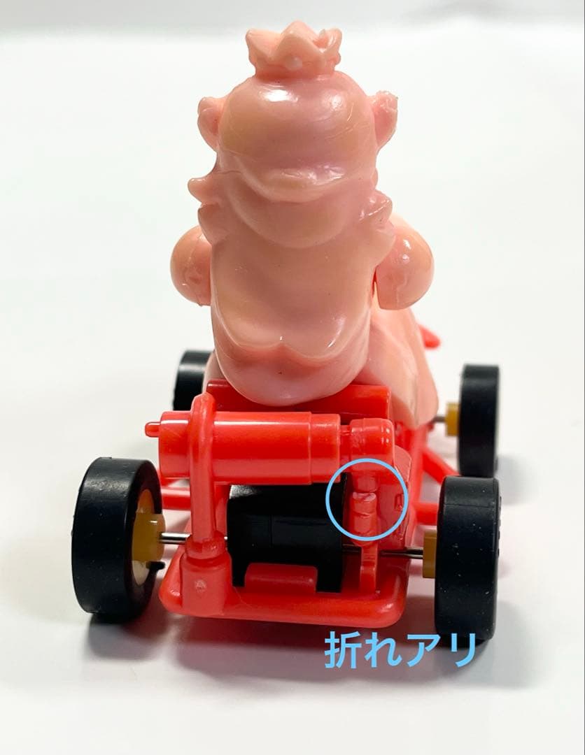 マリオカート フィギュア 塩ビ プルバック マリオ レトロ