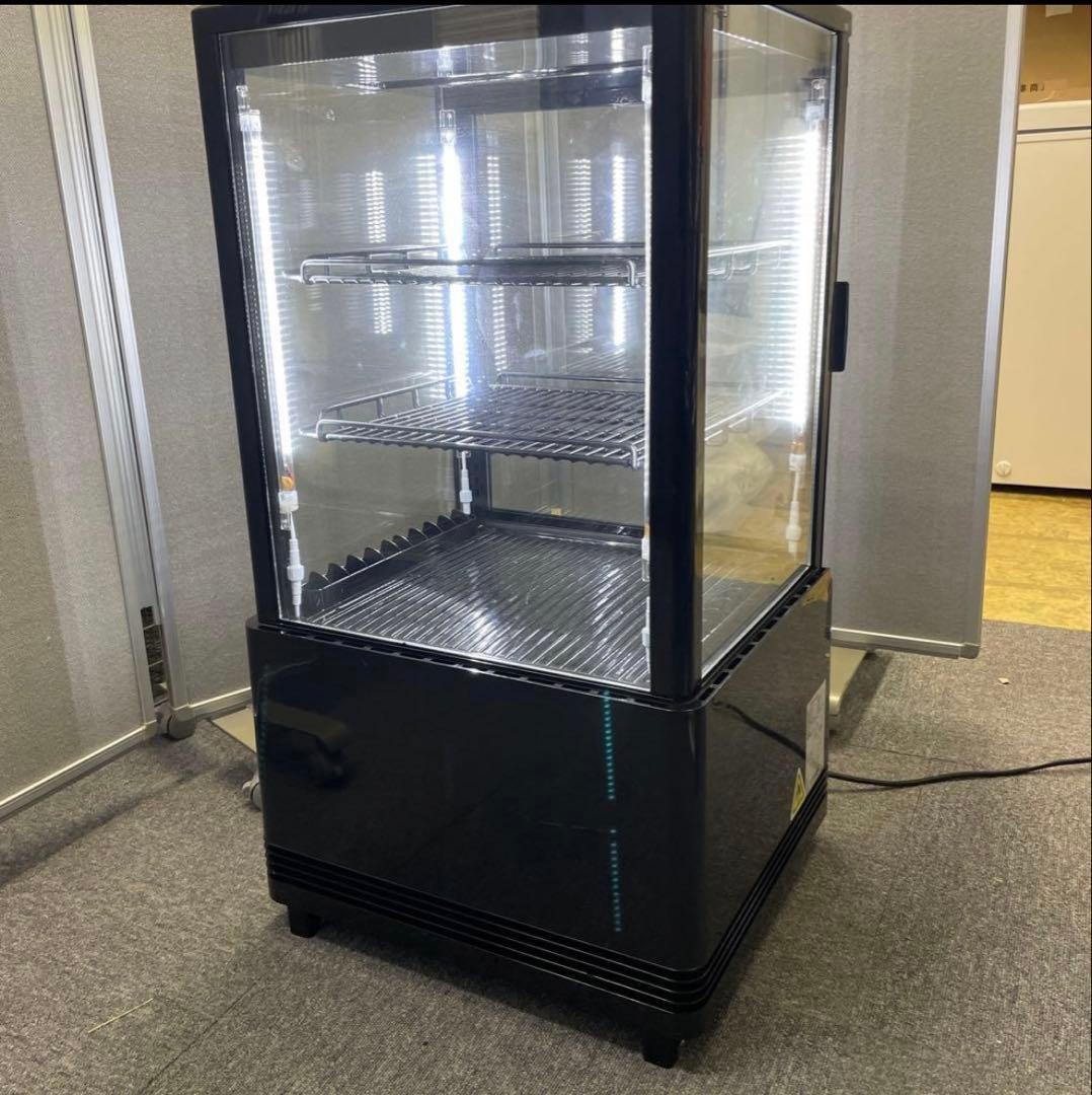 【レマコム】冷蔵ショーケース　LED照明付き(送料無料)