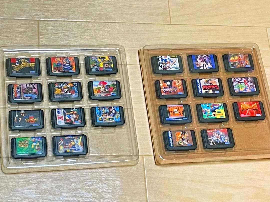 メガドラミニ メガドラタワーミニ セガタイトルミニカートリッジ額装セット