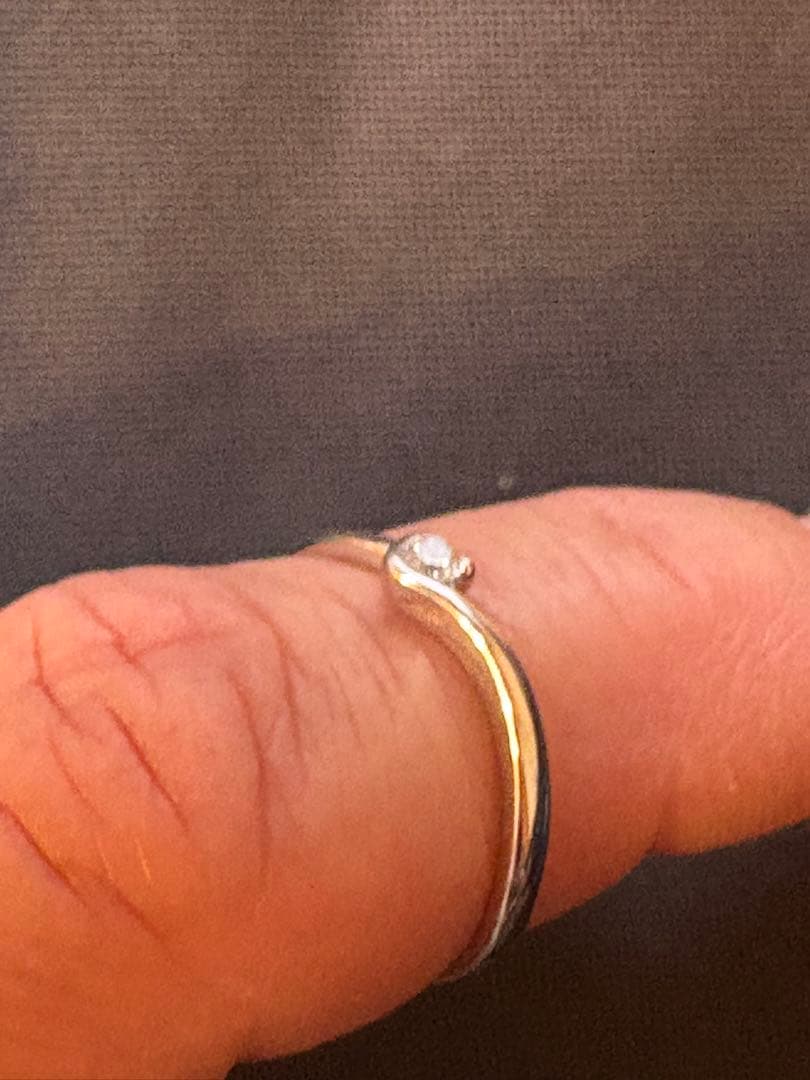 エテ　ダイヤモンドリング K 18、0、0５ct WG I I号