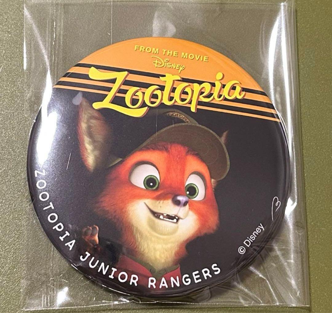 ディズニー ズートピア ニック 幼少期 スタンド付き 缶バッジ 100mm