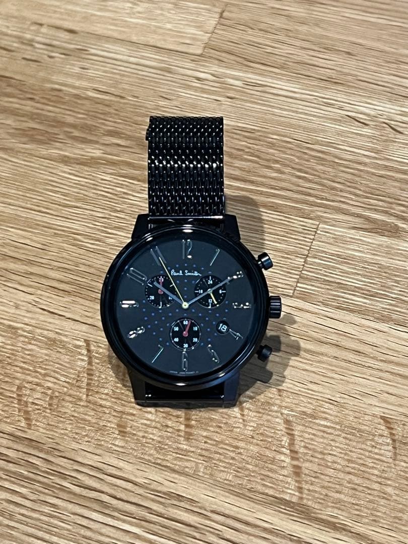 ポールスミス クロノグラフ 腕時計 ブラック Paul Smith クォーツ