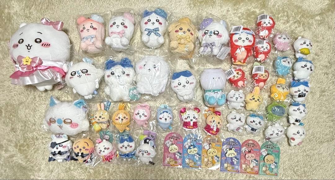 ちいかわ　マスコット　ぬいぐるみ　48点　まとめ売り ちいかわ マスコットまとめ売り 48点 ちいかわ マスコットまとめ売り