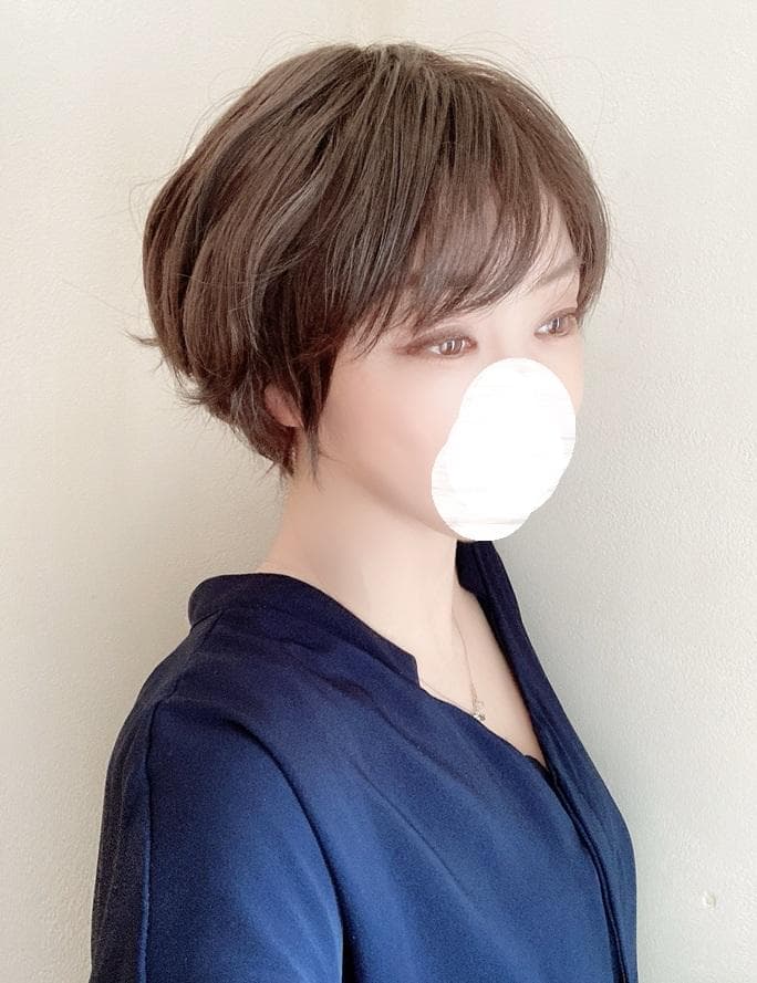 ミント　リネアストリア「天使のカジュアルショート」ダークブラウンM