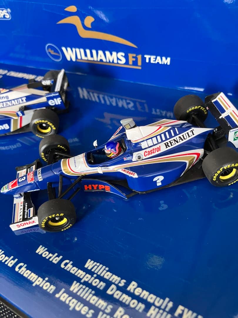 ミニチャンプスF1 1/43 WILLIAMS FW18、FW19 デカール付