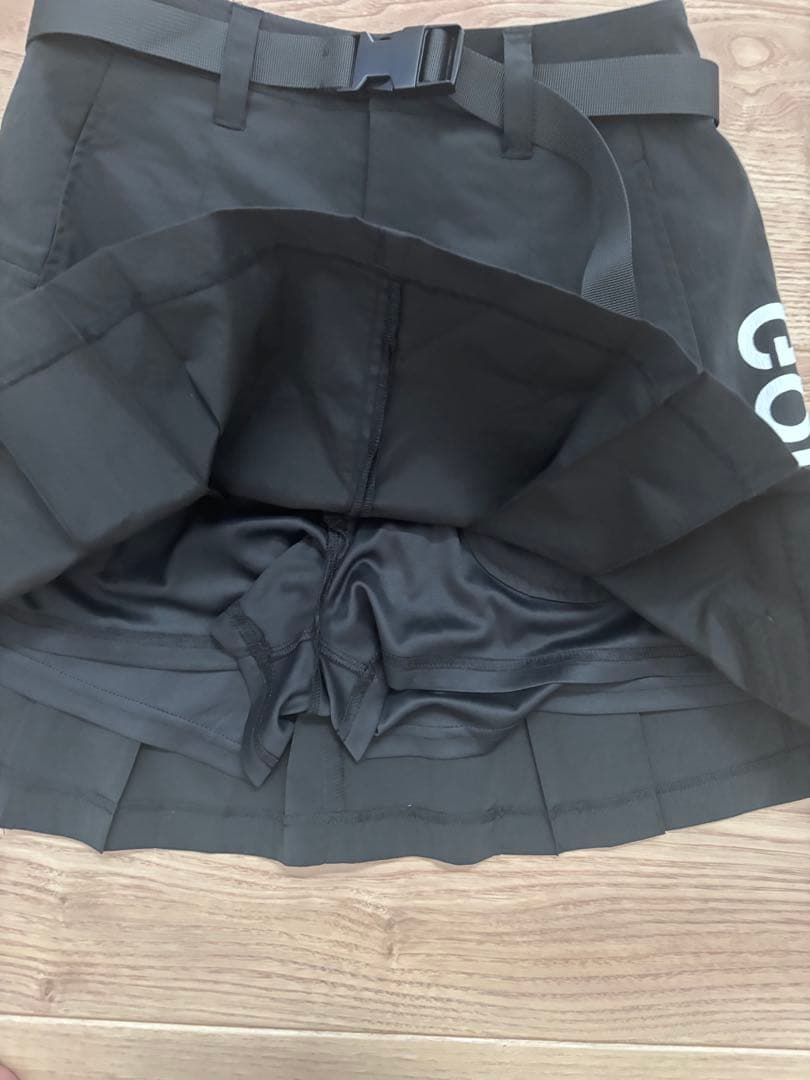 ラフロッグ　今季新作　アジャスタブルサイドポケットプリーツスカート　即完売品