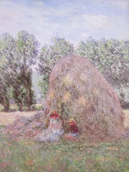 クロード・モネ　積みわら　図録・レゾネより　状態良好　新品額装付