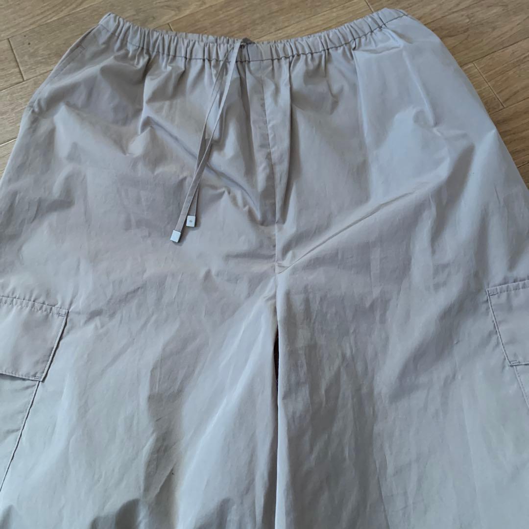【エブール/ebure】ナチュラルドライタフタ カーゴライクパンツ