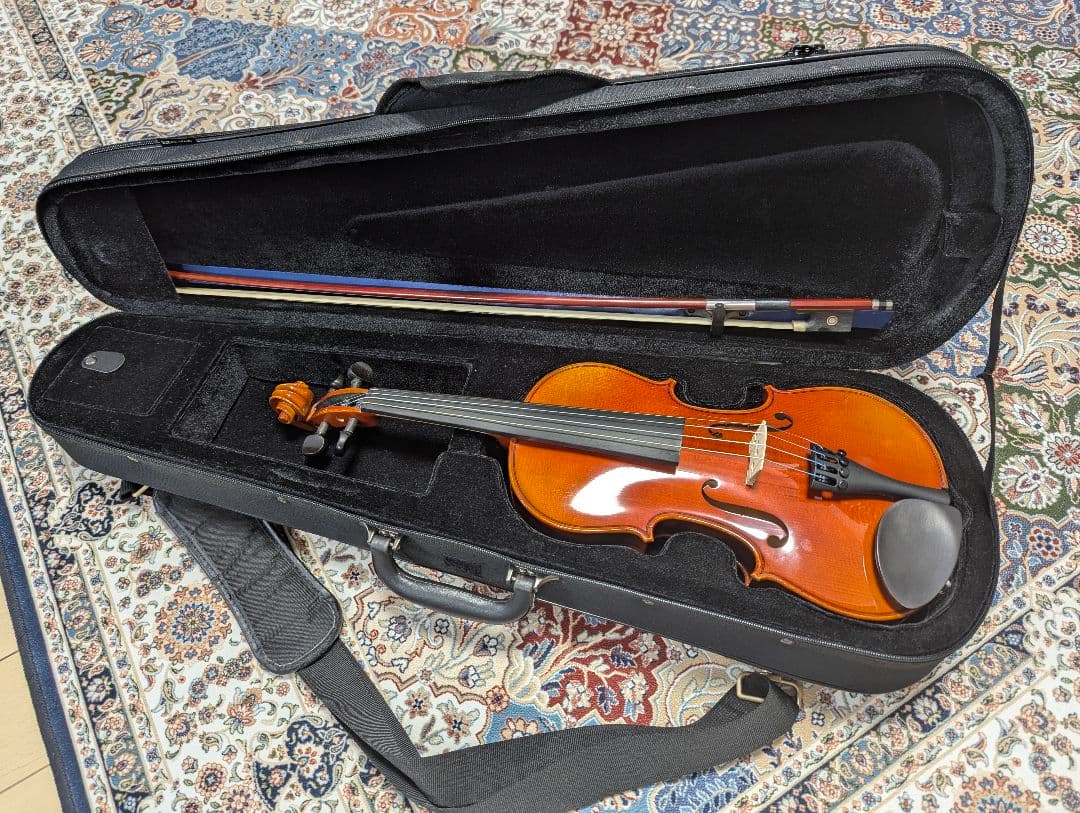 No.230 ３/４サイズ　スズキバイオリン 弓 ケース付き