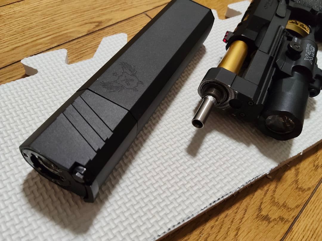 ハイキャパゴールドマッチオスプレイサプレッサー X400ウエポンライト