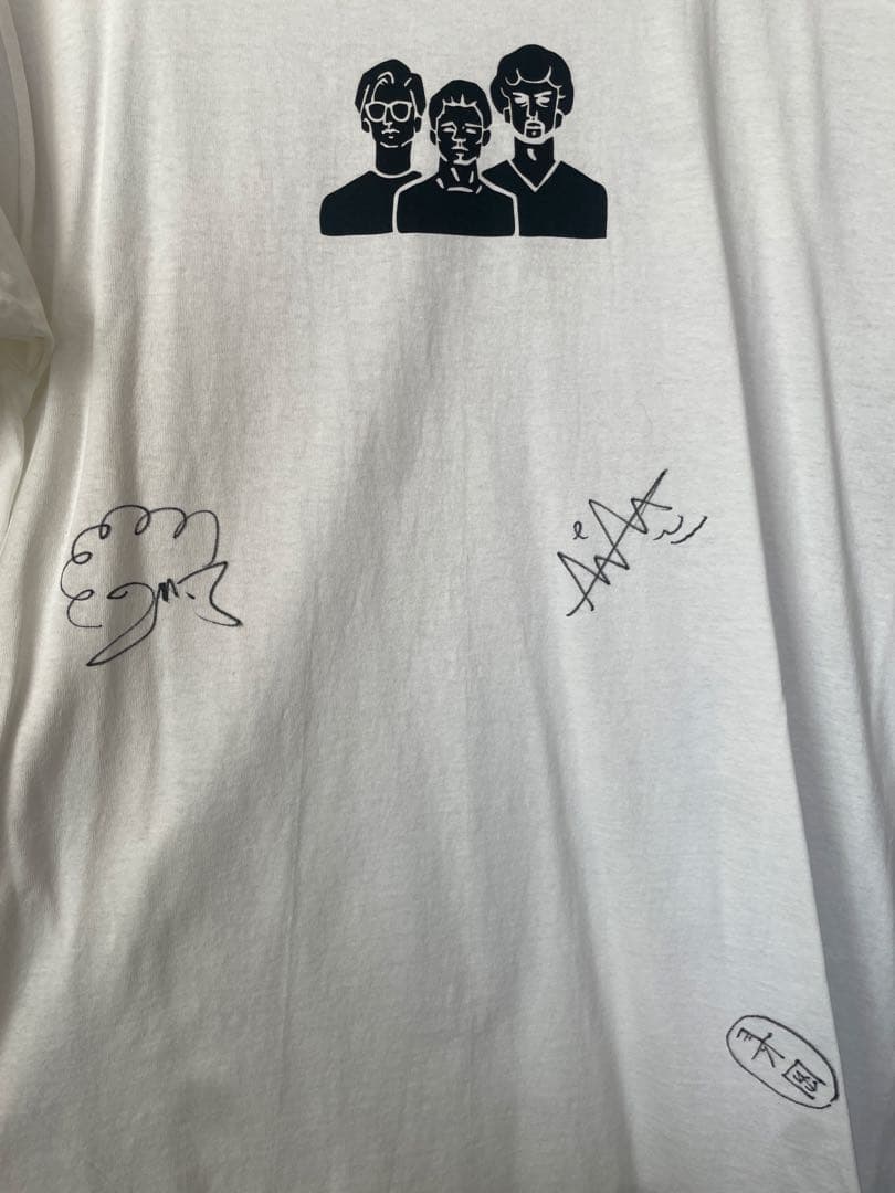 ペトロールズライブTシャツ【メンバー３人直筆サイン入り】