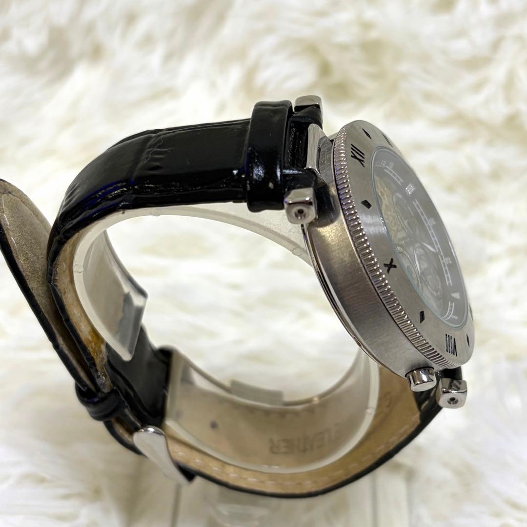 キースバリー スケルトン 自動巻き オートマチック トリプルカレンダー 裏スケ