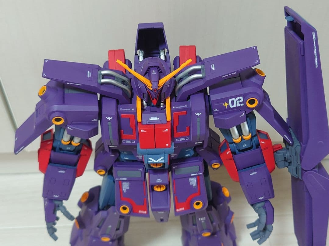 HG 1/144サイコガンダムマークII全塗装完成品ネオ・ジオン仕様