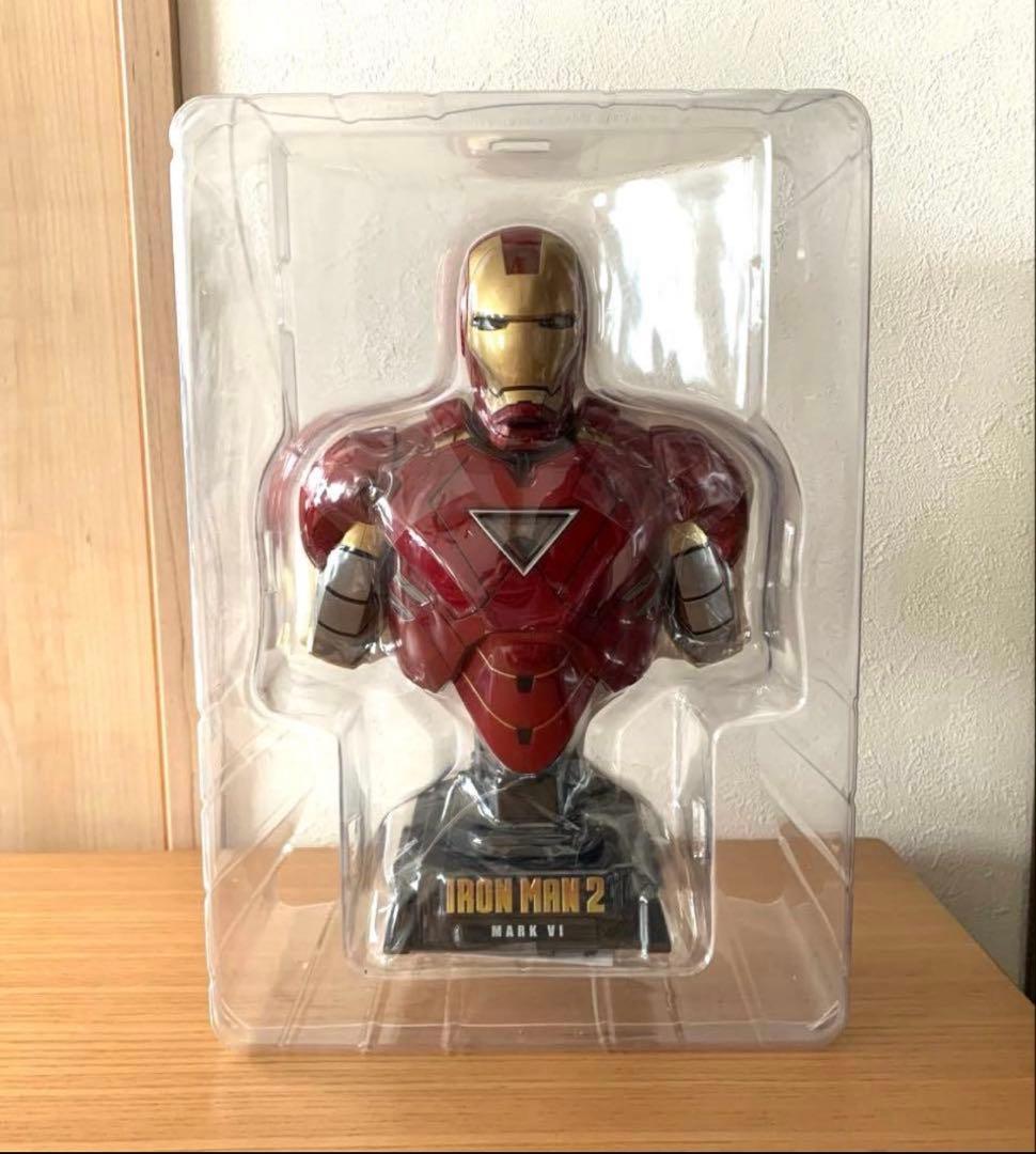 レア品 美品 ホットトイズ 1/4スケール バストアップ アイアンマン
