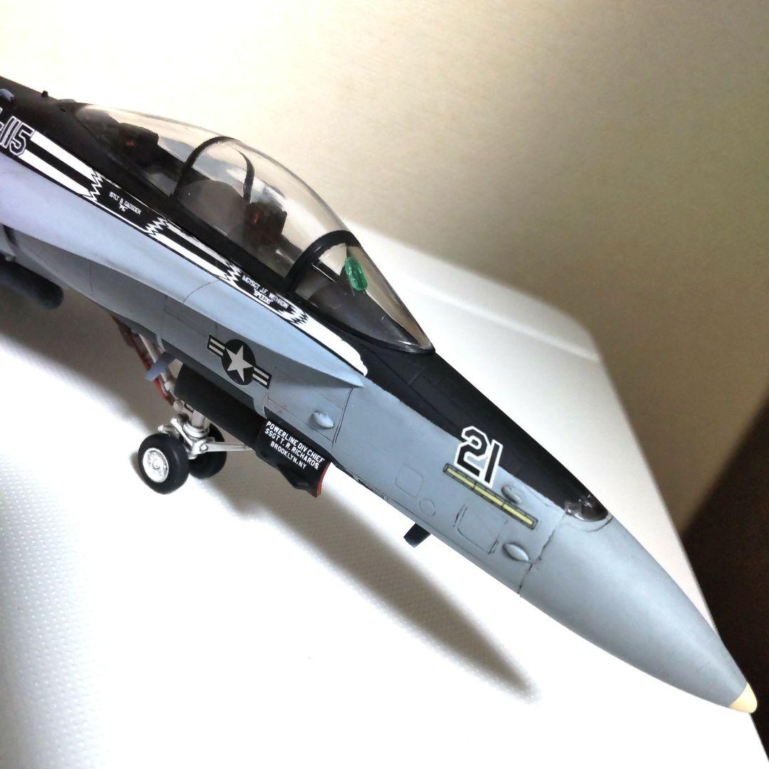 戦闘機プラモデル完成品1/72ハセガワF-18ホーネット