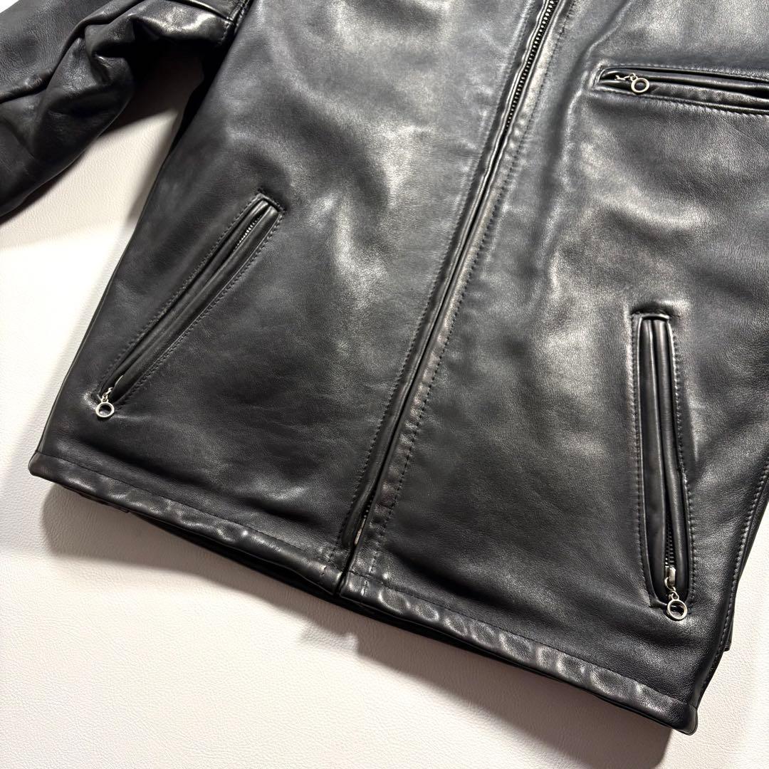 schott L相当 641 レザー ライダースジャケット USA ライナー - メルカリ