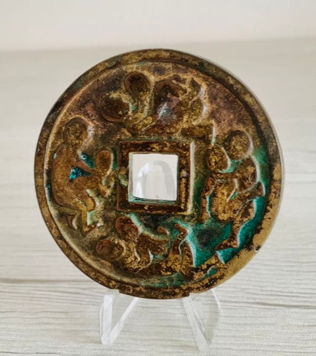 中国大型古銭 【風雪月花] 絵銭