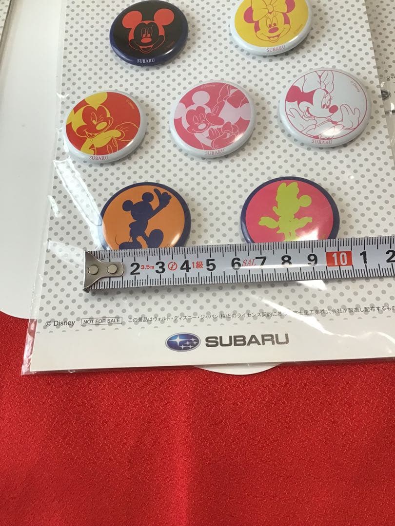 非売品】SUBARU×Disney ミッキー&ミニー 缶バッジ 3点セット - メルカリ