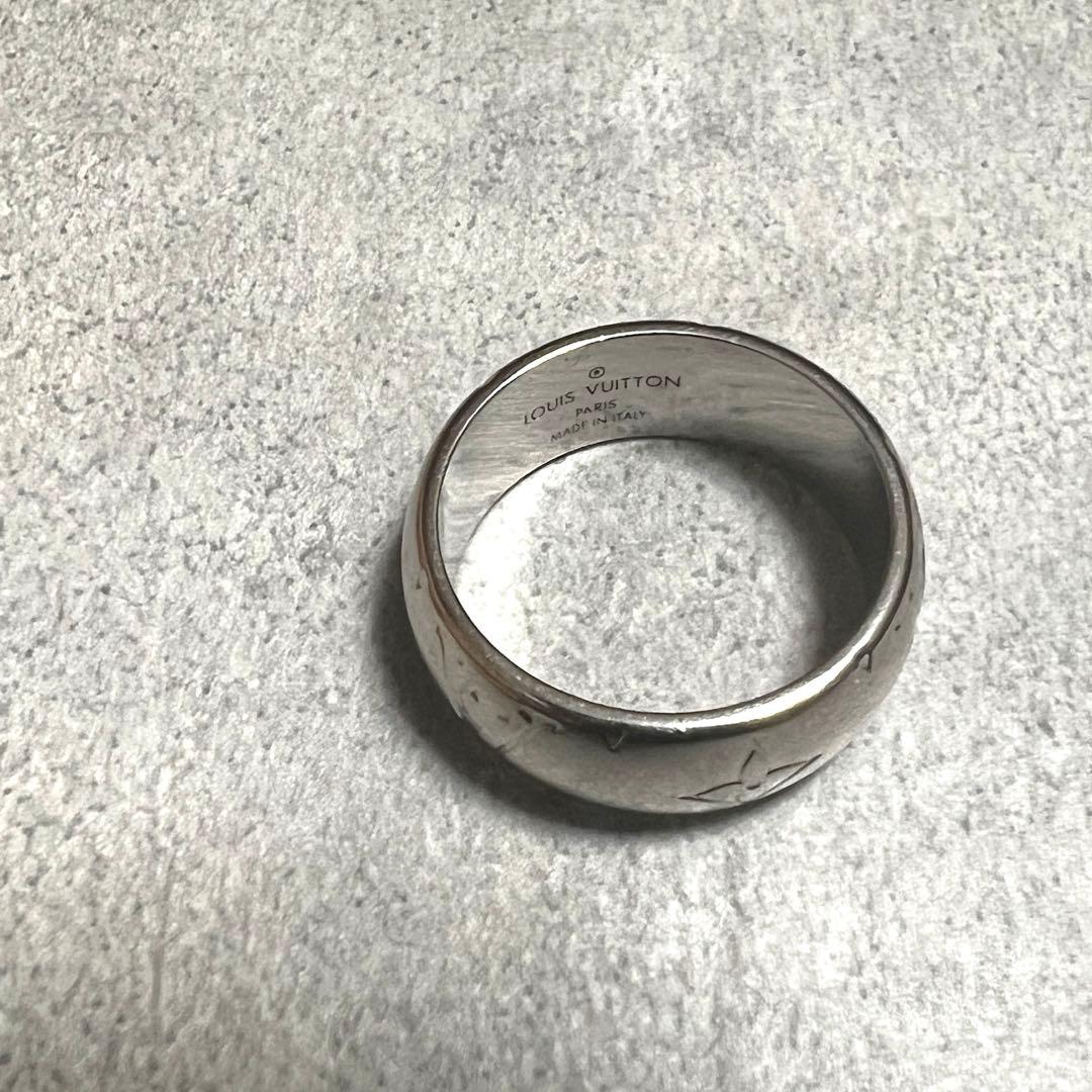 【美品】 louis vuittonルイヴィトン モノグラム リング 19号