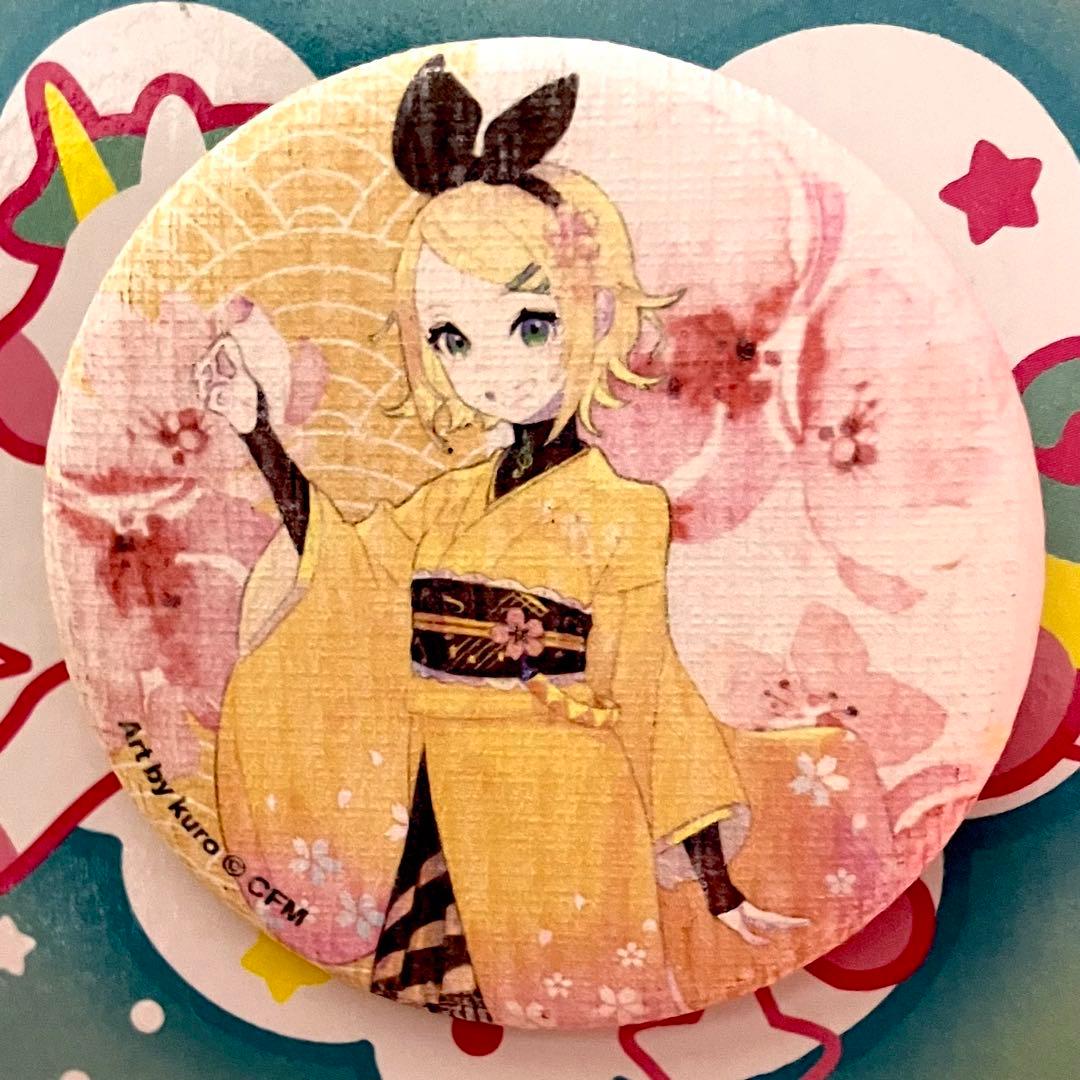 初音ミクシリーズ 缶バッジセット A 鏡音リン·レン Happy 14th
