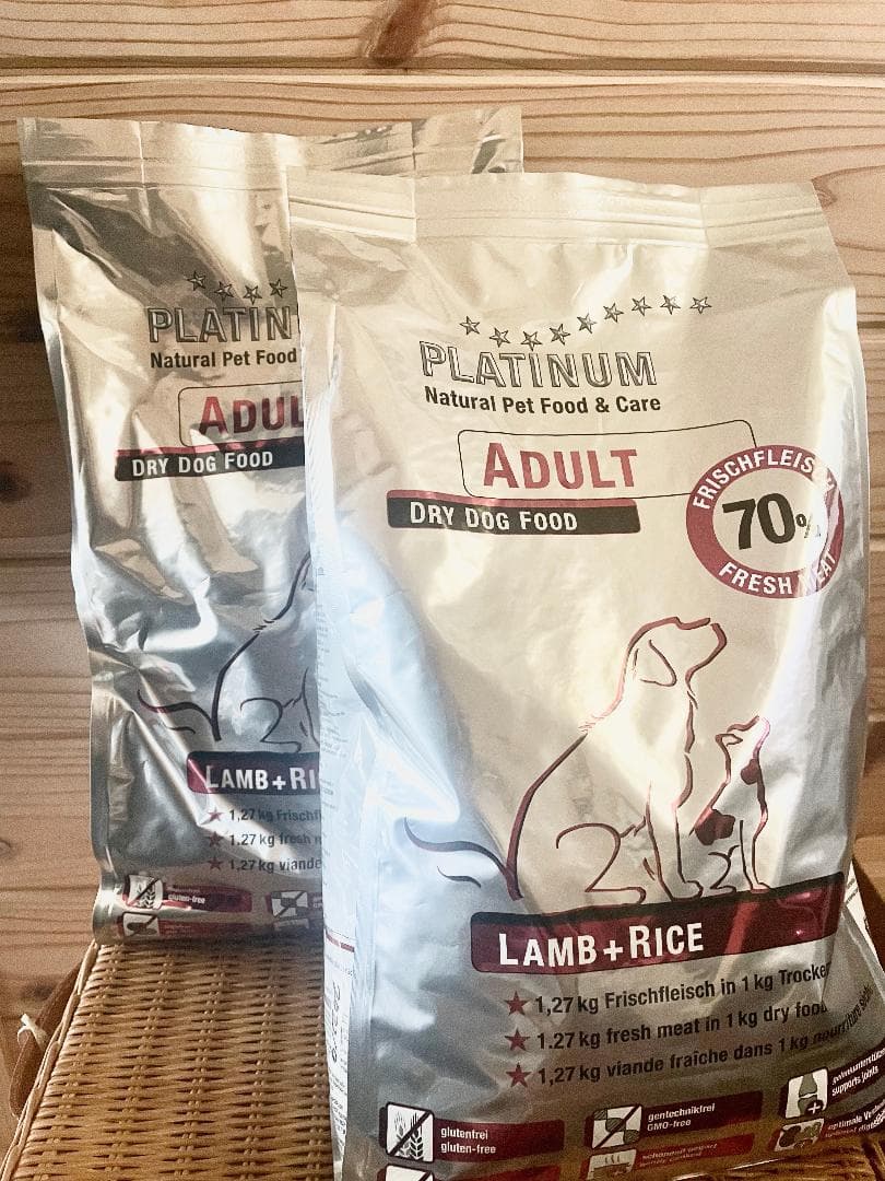 プラチナムドッグフード 5Kg×2袋 ラム＋ライス グルテンフリー 犬